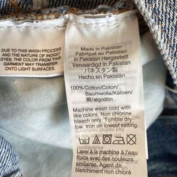 Madewell The Mom Jean Womens 28 Classic Preppy Light Wash Crop Denim Gorpcore - Picture 9 of 11